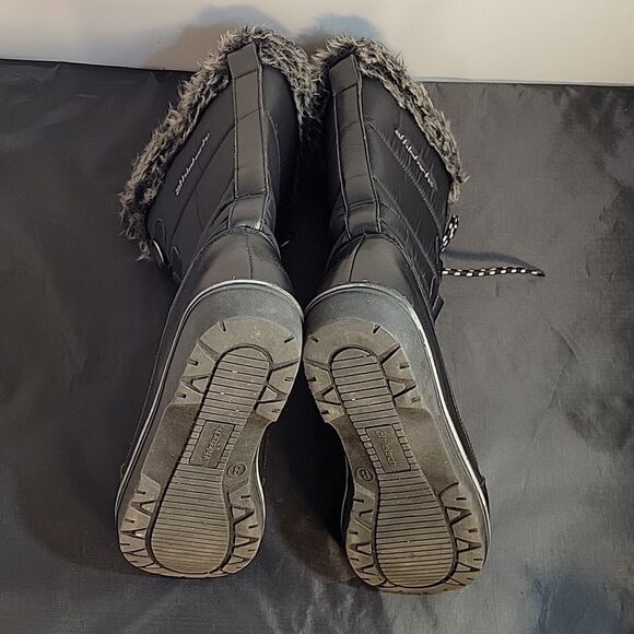 ATHLETECH WOMEN"S MARTY SNOW WATER-RESISTANT LACE UP FAUX FUR COLLAR BOOT - Picture 13 of 14